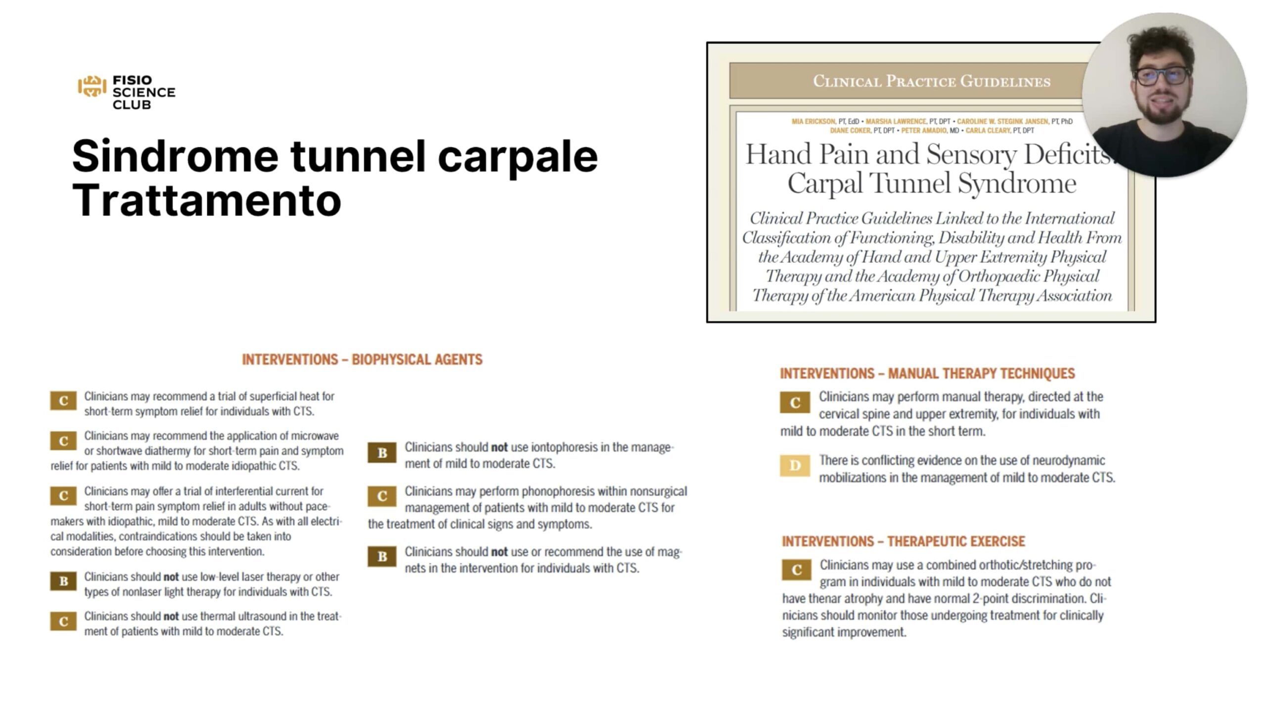 Sindromi Compressive dell'arto superiore